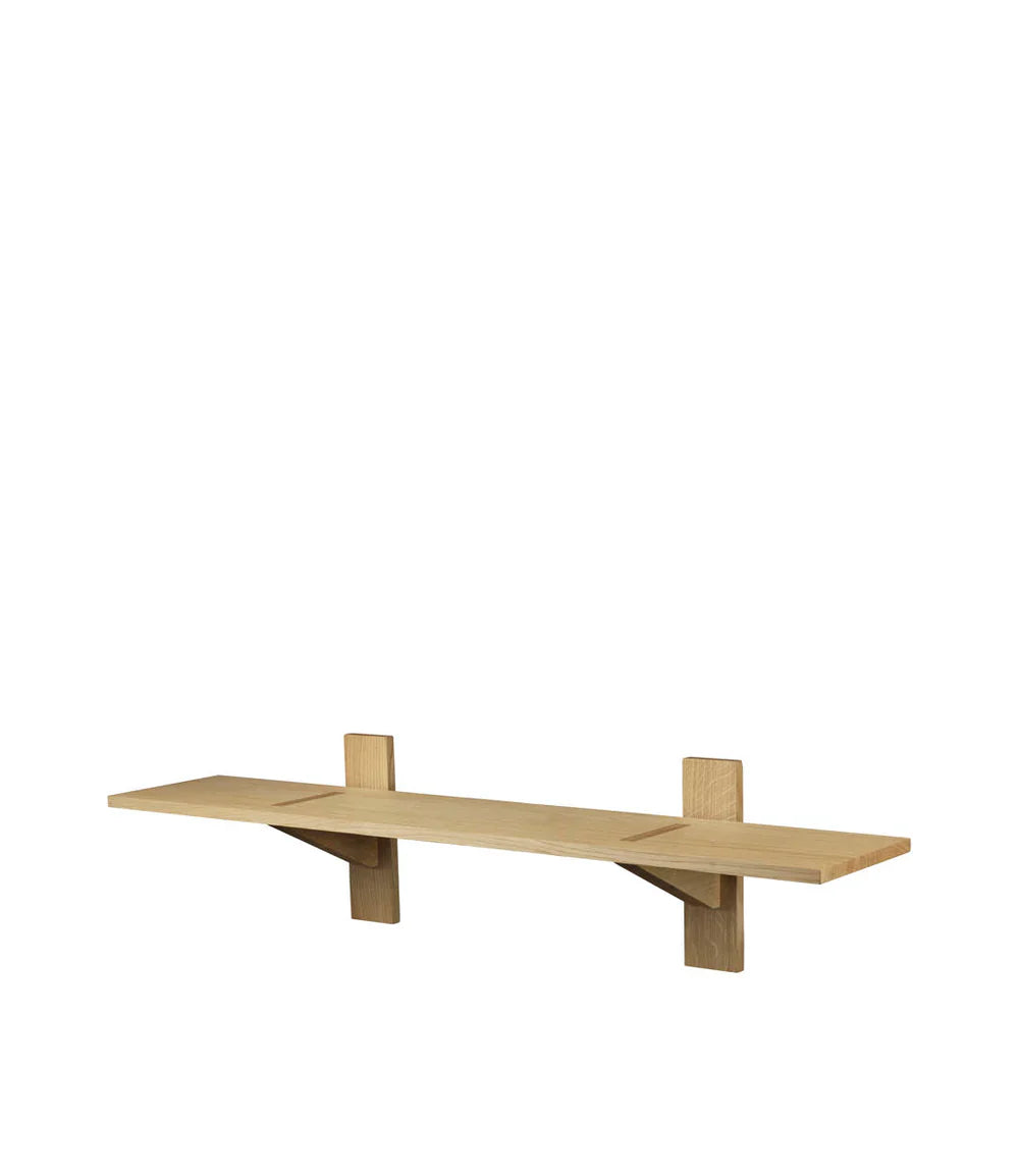 FDB Møbler Shelves in solid oak, designed by Laura Bilde