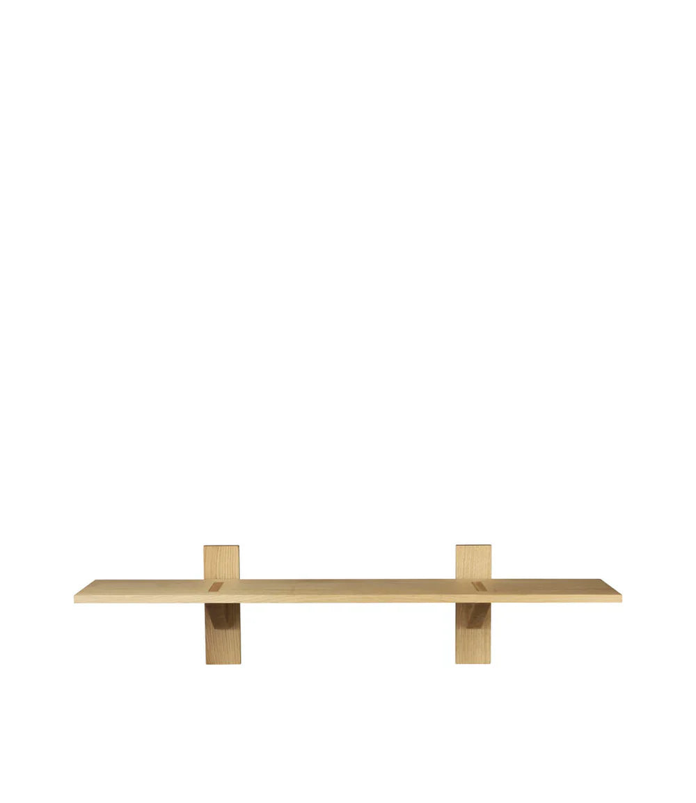 FDB Møbler Shelves in solid oak, designed by Laura Bilde