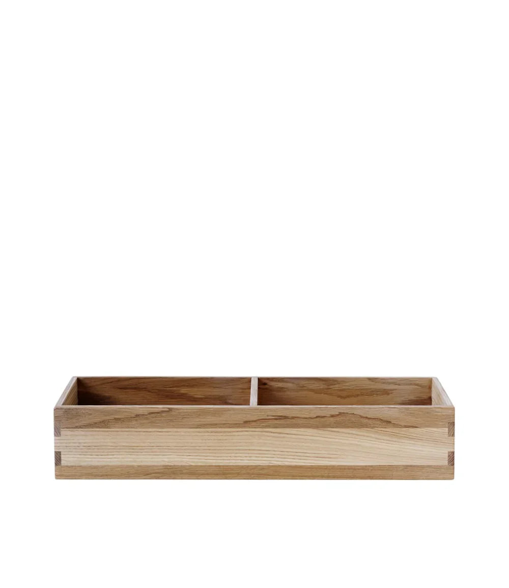 FDB Møbler Bookcase plinth in solid oak, designed by Mogens Koch
