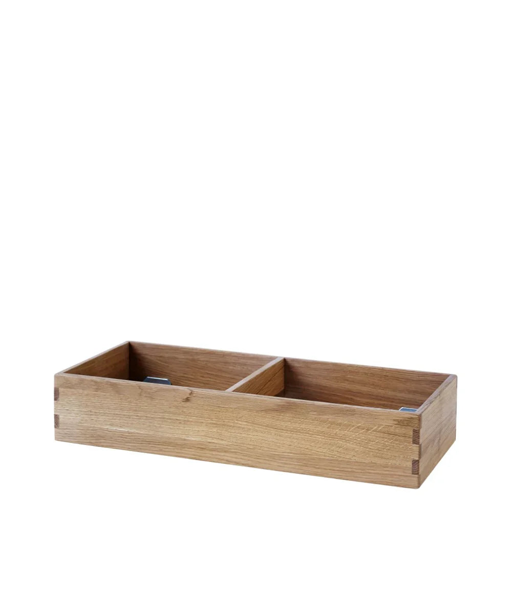 FDB Møbler Bookcase plinth in solid oak, designed by Mogens Koch