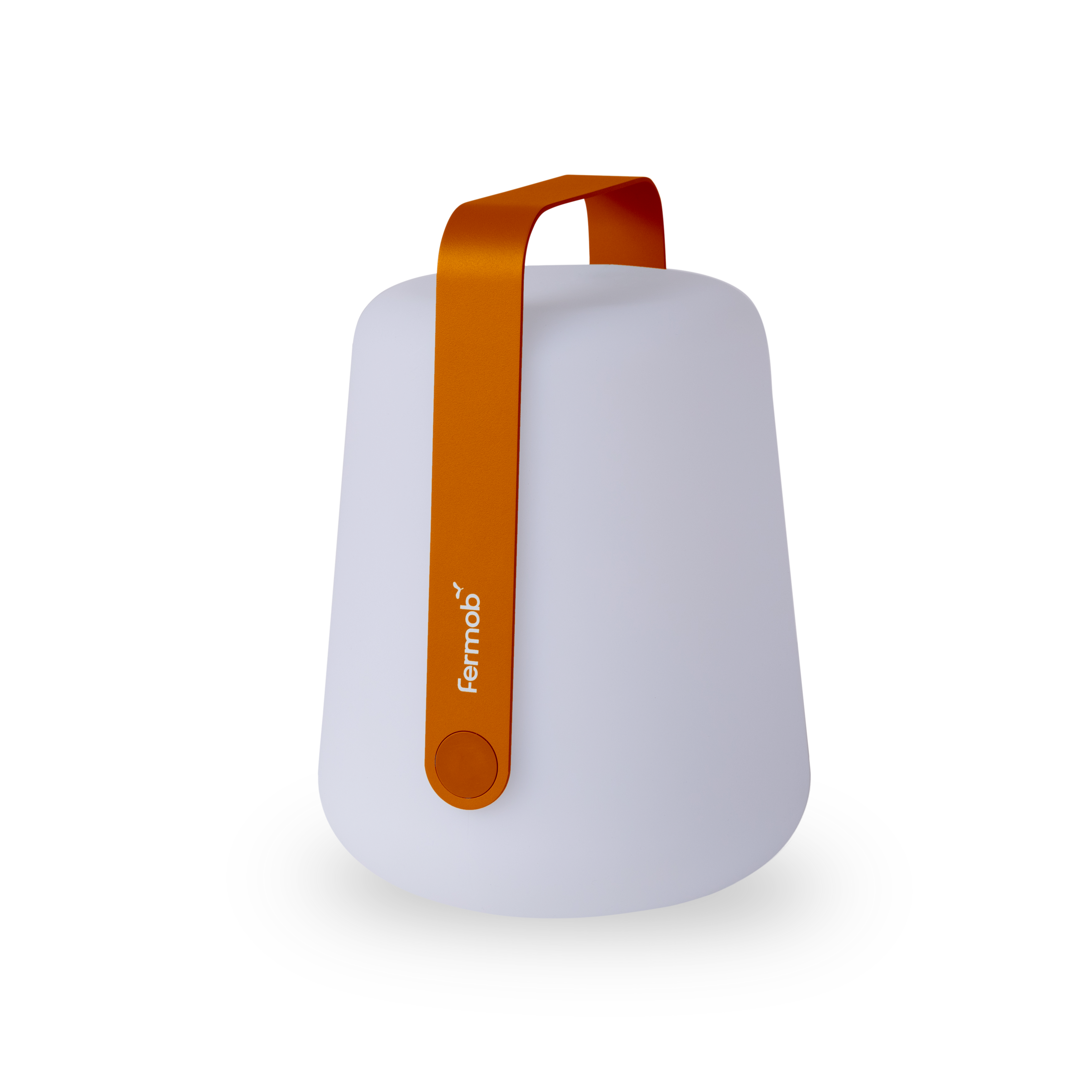 Fermob Balad² Lamp H.10 in. in Candied Orange powder-coated steel, outdoor lighting from France