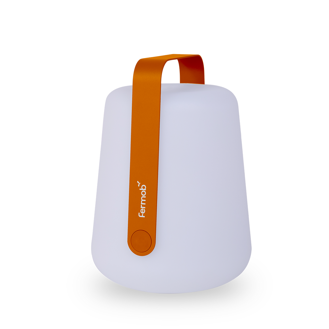 Fermob Balad² Lamp H.15 in. in Candied Orange powder-coated steel, outdoor lighting from France