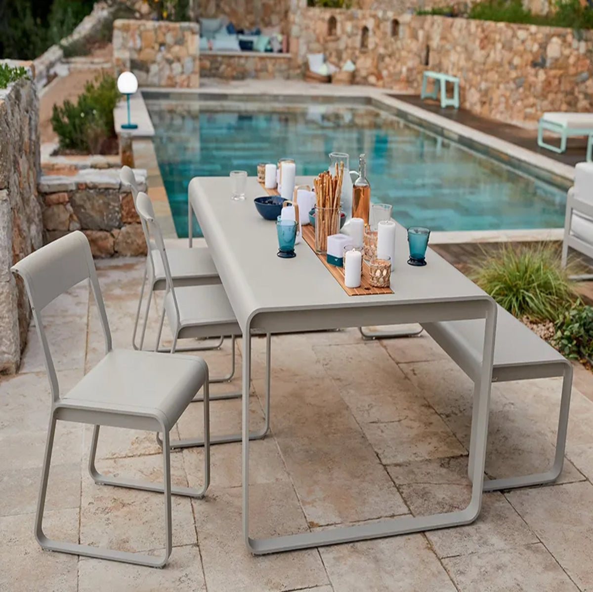Fermob Bellevie Table 77 x 35.5" with Storage