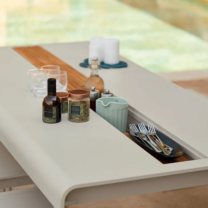 Fermob Bellevie Table 77 x 35.5" with Storage