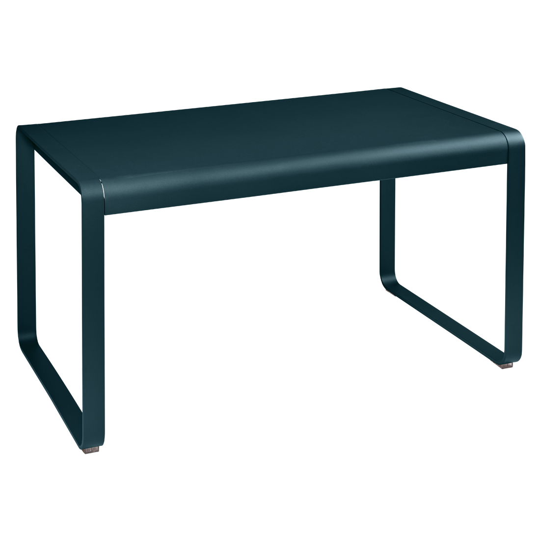 Fermob Bellevie Table 55 x 31.5" in Acapulco Blue - Fermob Outdoor Furniture