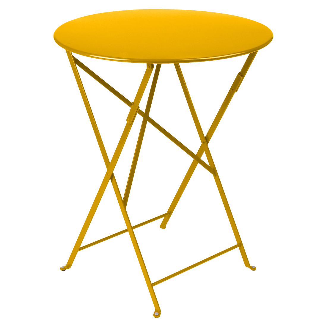 Fermob Bistro 24" Round Folding Table in Honey - Fermob Outdoor Furniture