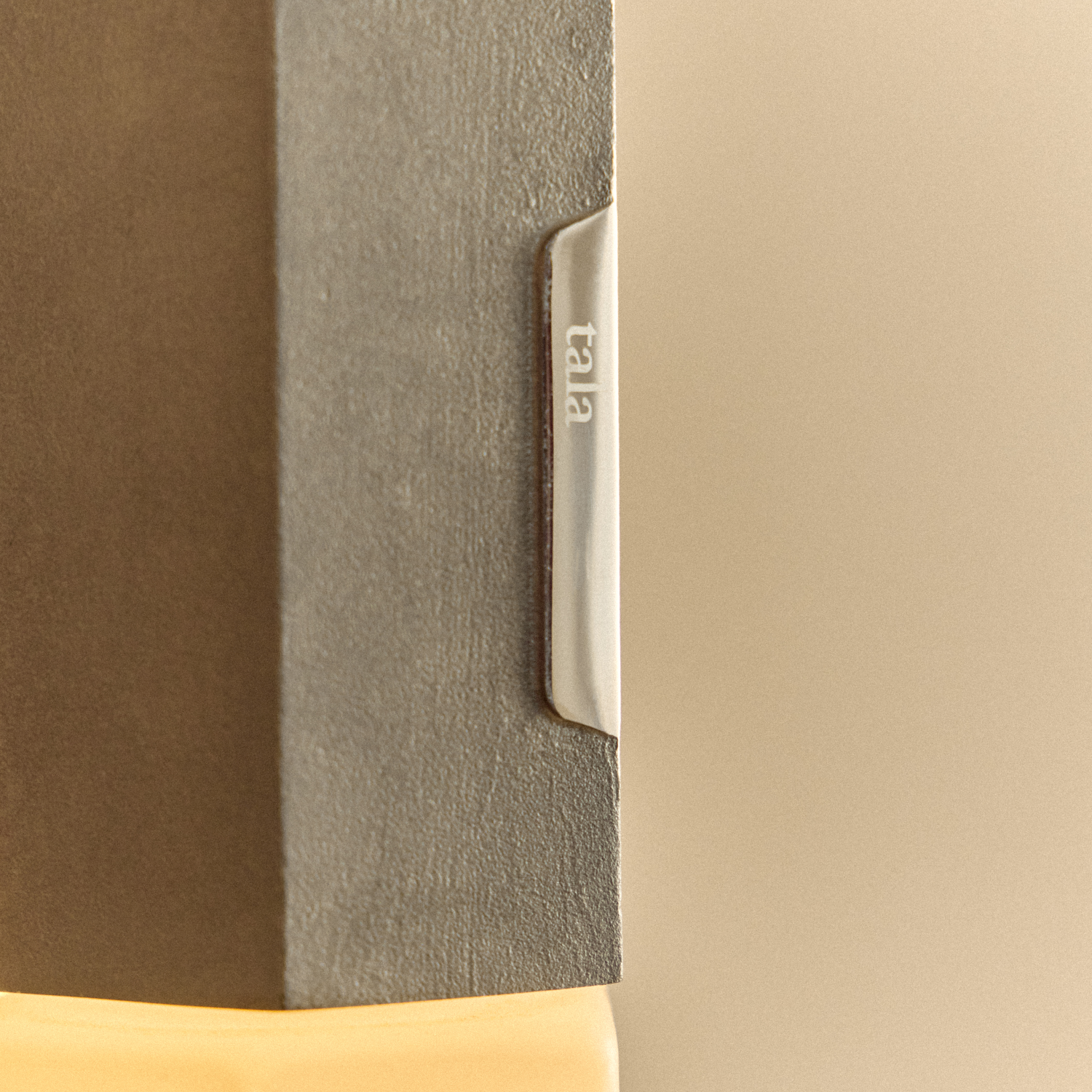Basalt Nine Pendant by Tala in Stainless Steel, underside view of the glass bulbs