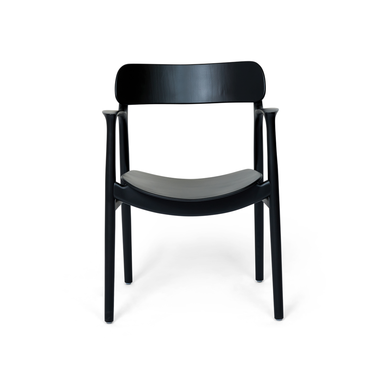 Bent Hansen Asger Dining Chair in black-painted beech, beech