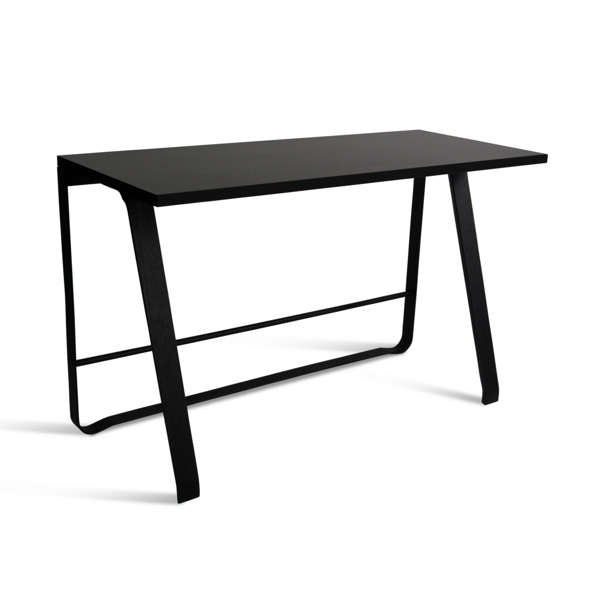 Bent Hansen Hemingway Desk in black linoleum, black legs, beech and steel