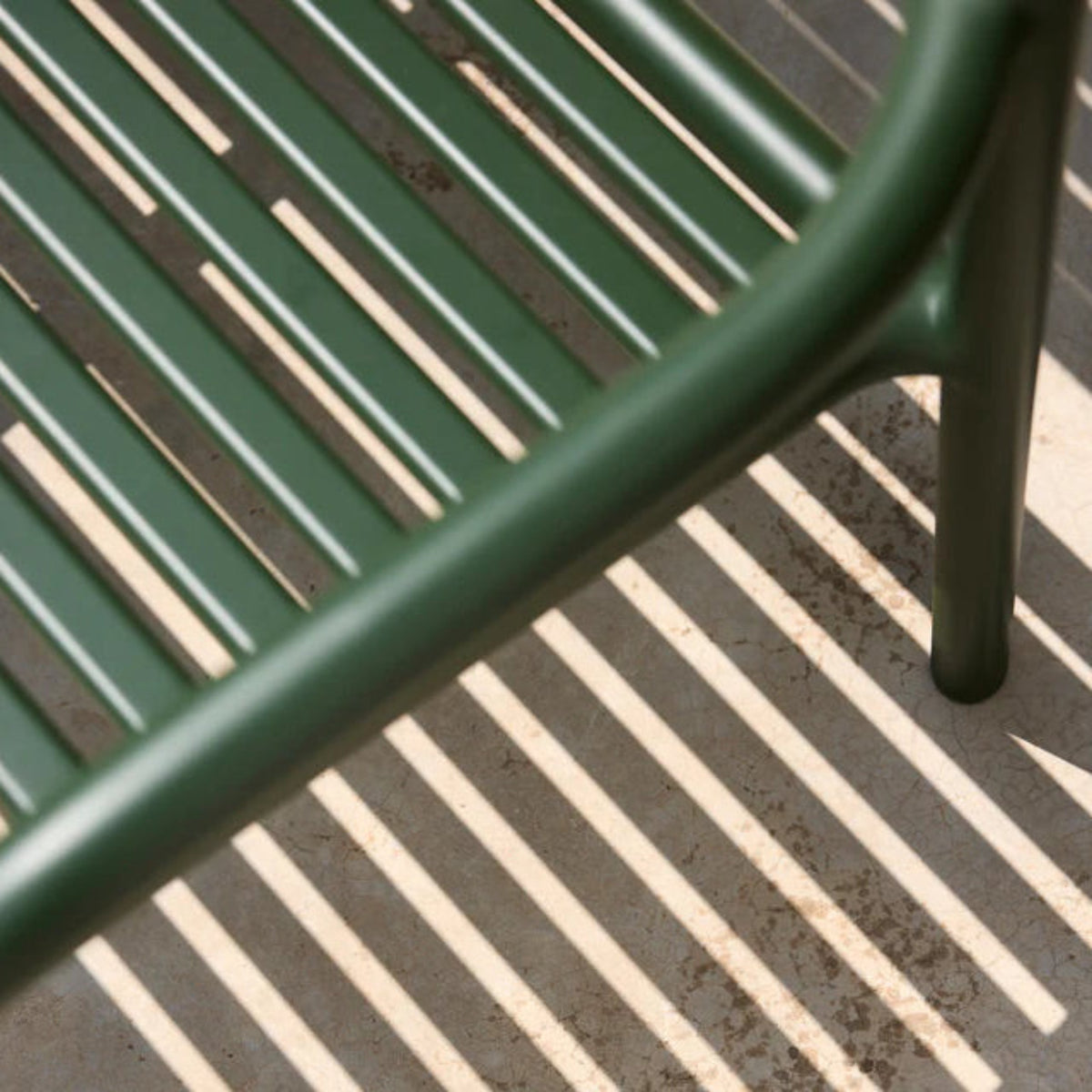 Detail of Cane-line Bliss Lounge Chair, Stackable, aluminum