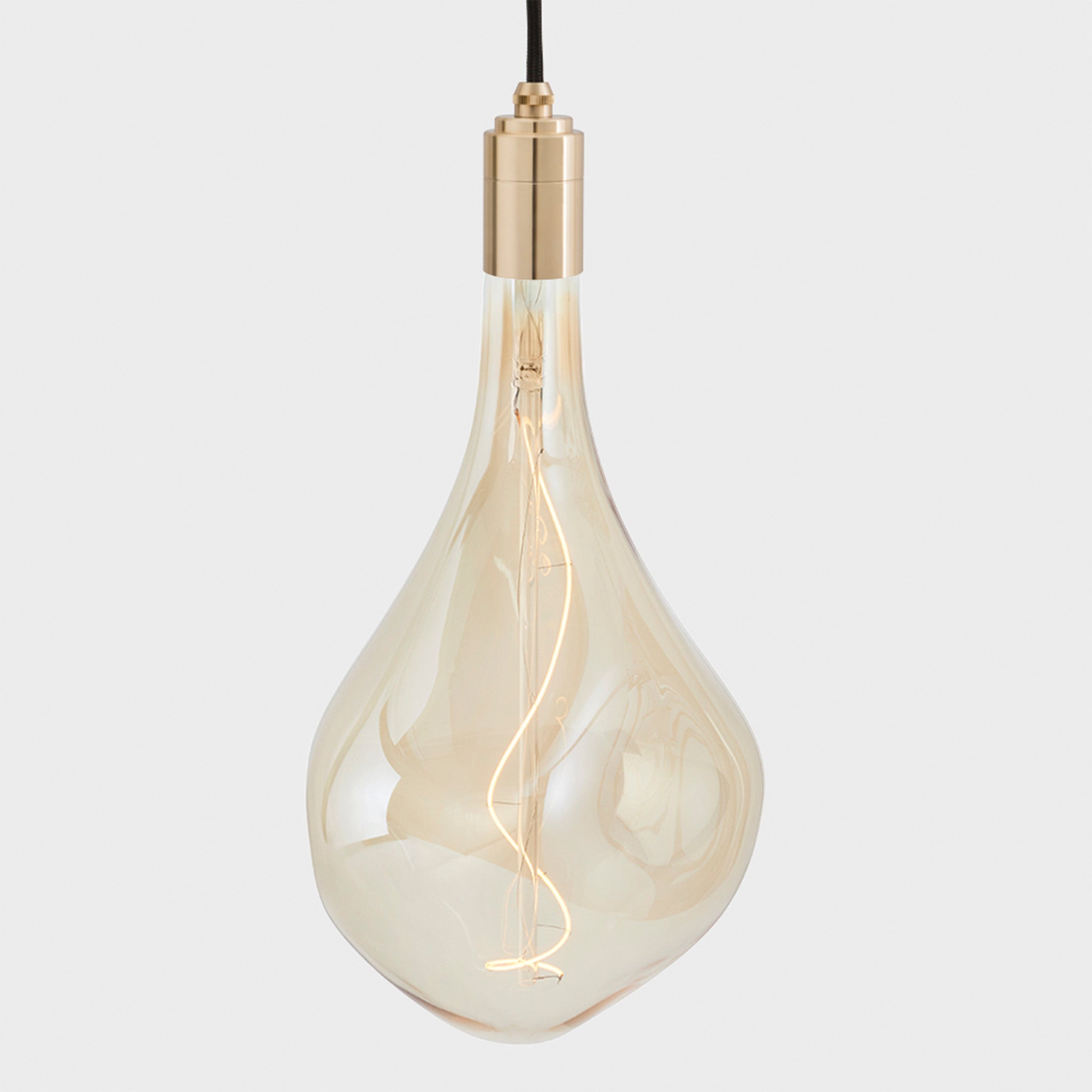 Voronoi III Plug-In Pendant by Tala in Brass — product shot, light on