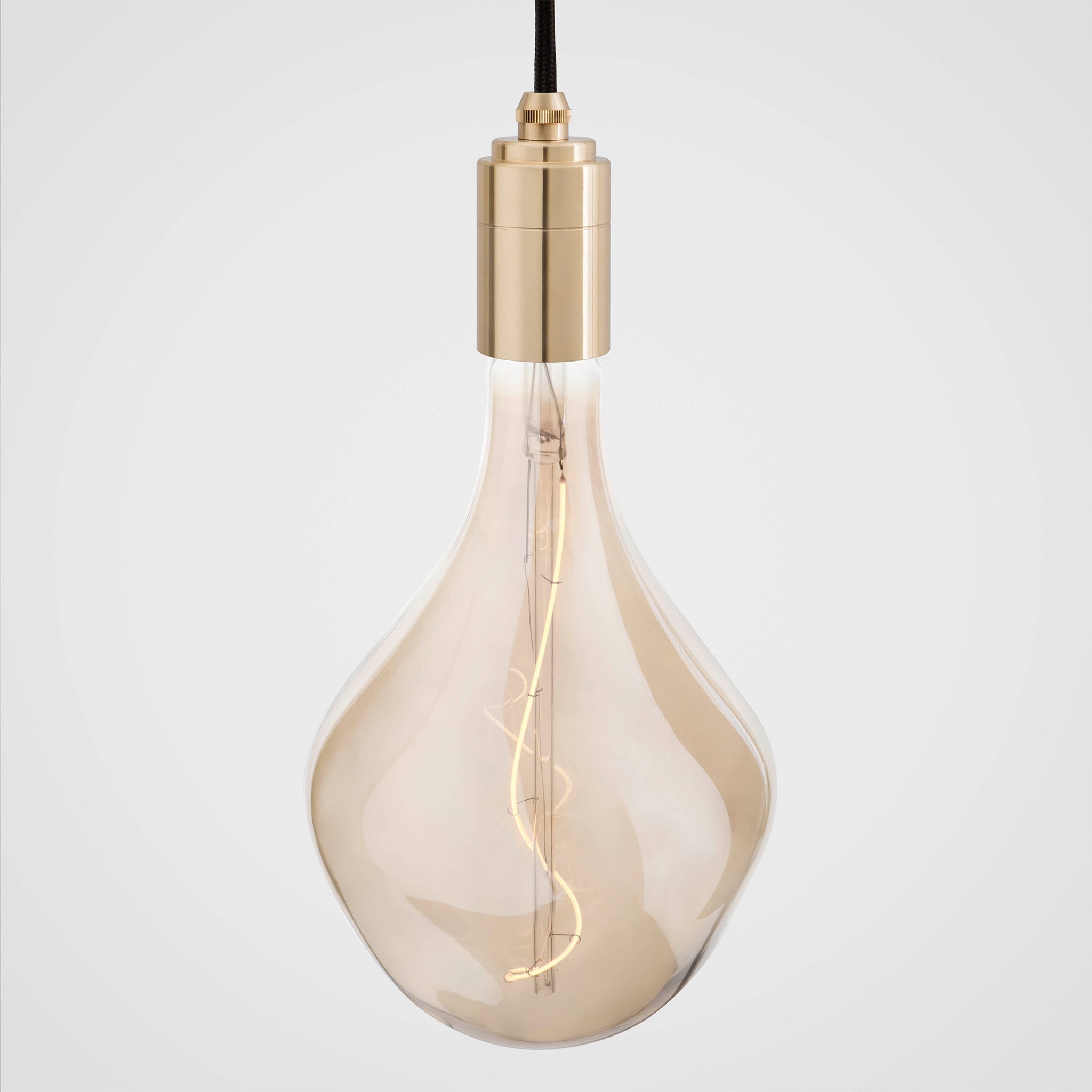Tala Voronoi II bulb, close-up product shot on a plain grey background