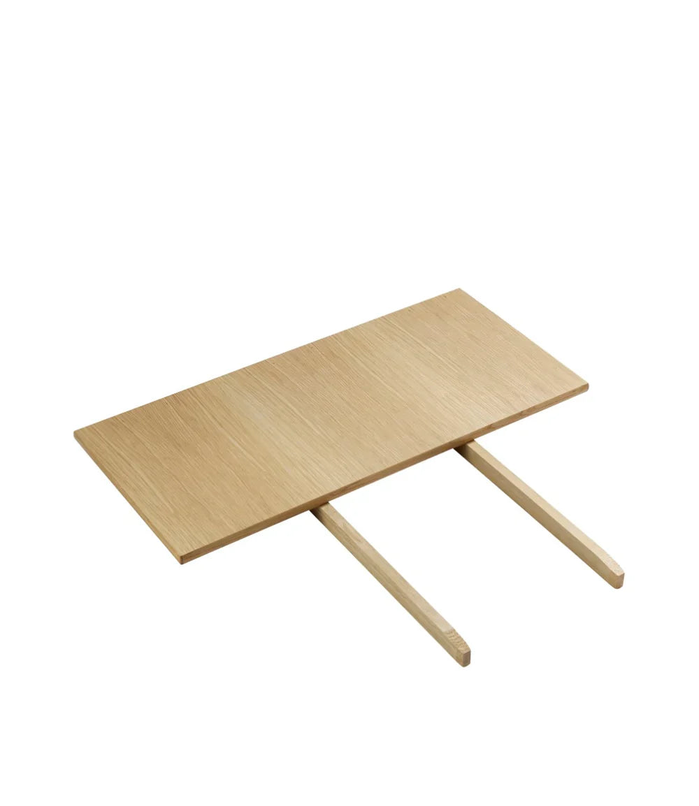 FDB Møbler Extension Leaf, small in lacquered solid oak, designed by Poul M. Volther