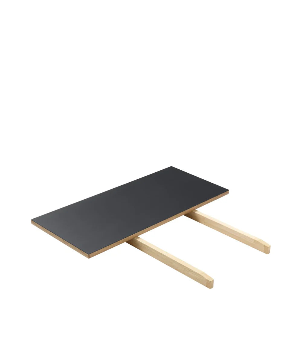 FDB Møbler Extension Leaf, small in solid oak (black), designed by Poul M. Volther