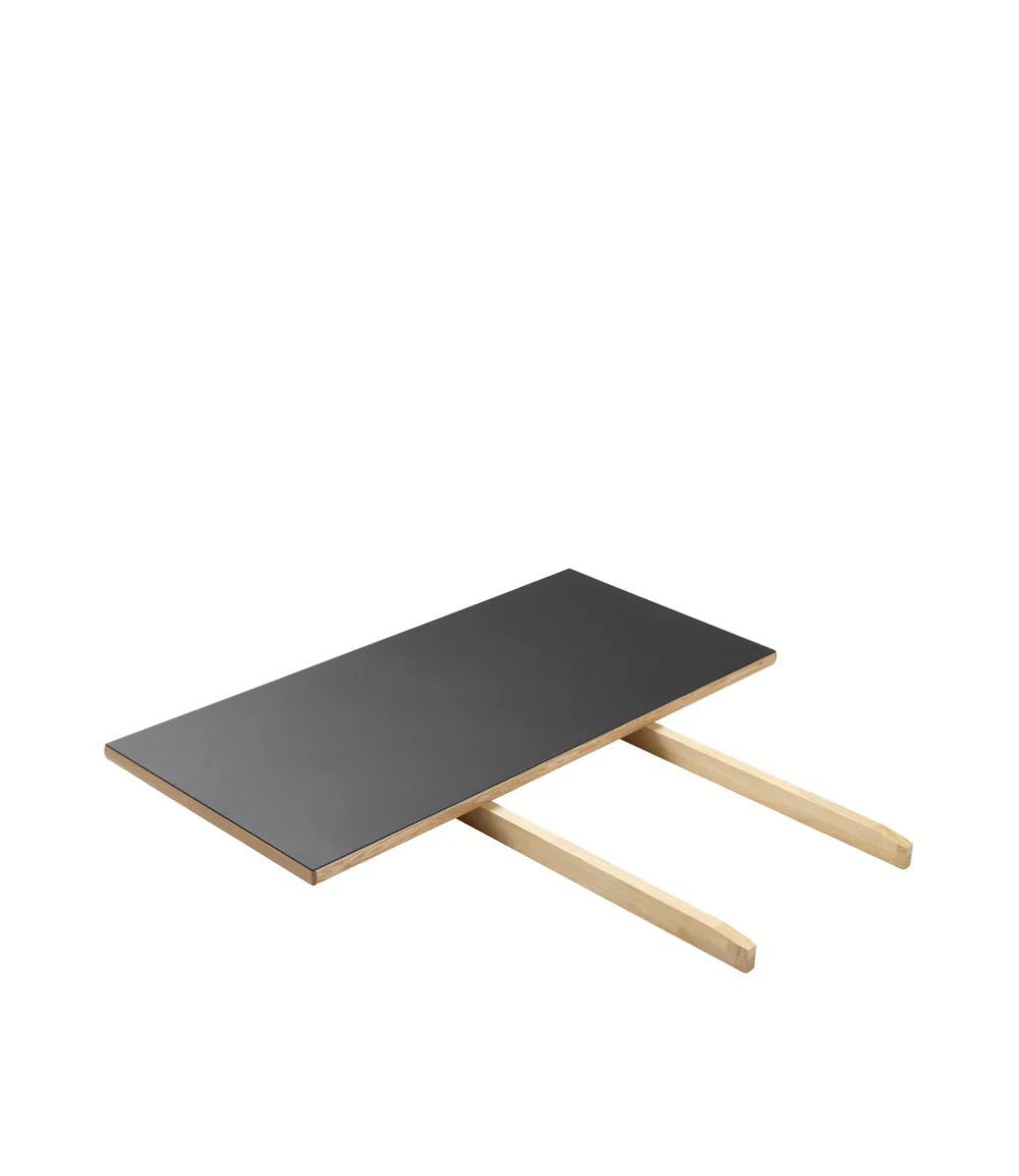 FDB Møbler Extension Leaf, big in solid oak (black), designed by Poul M. Volther