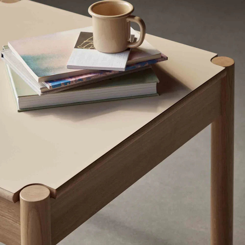 FDB Møbler Coffee Table in solid oak (beige), designed by Jørgen Bækmark