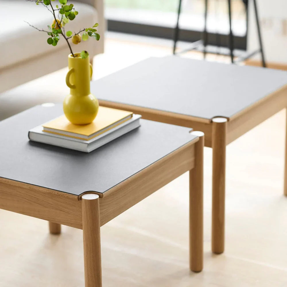FDB Møbler Coffee Table in solid oak (beige), designed by Jørgen Bækmark