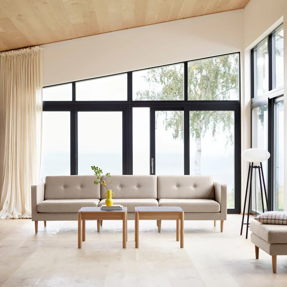 FDB Møbler Coffee Table in solid oak (beige), designed by Jørgen Bækmark