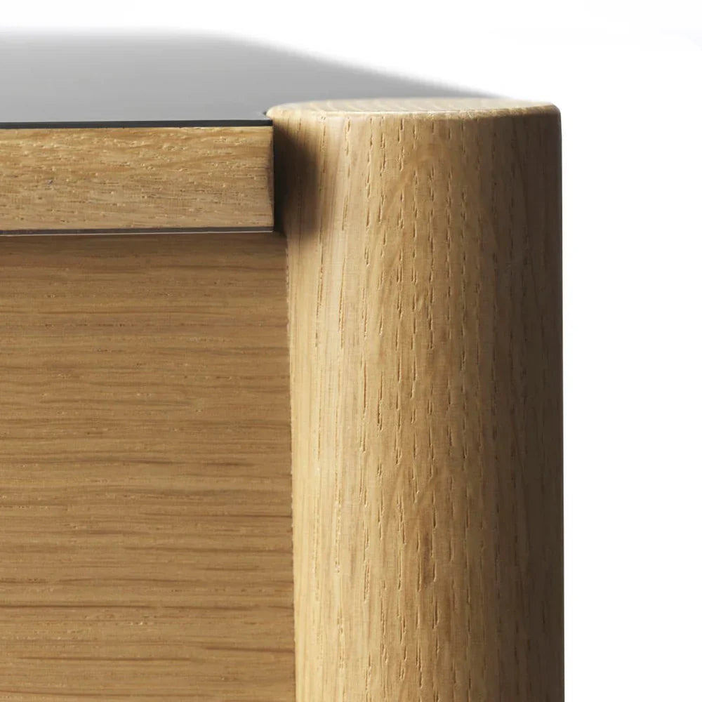 FDB Møbler Dining table in solid oak (beige/neutral), designed by Jørgen Bækmark