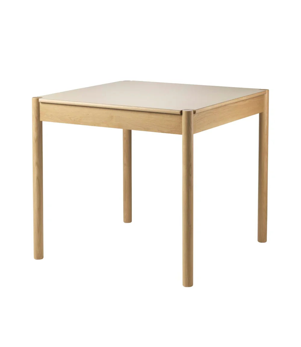 FDB Møbler Dining table in solid oak (beige/neutral), designed by Jørgen Bækmark