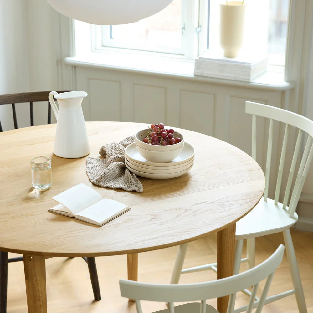 FDB Møbler Bjørk Dining table in oiled solid oak (oak, nature, oiled)