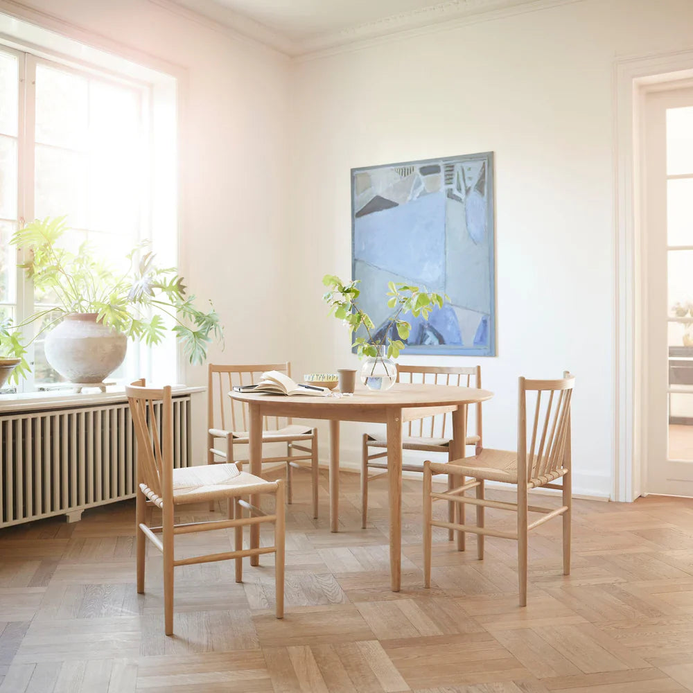 FDB Møbler Bjørk Dining table in oiled solid oak