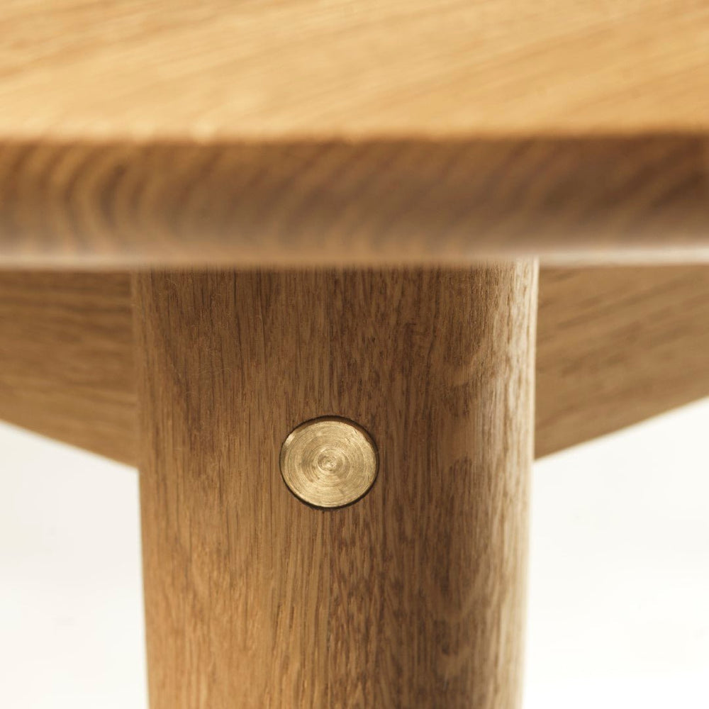 FDB Møbler C62E2TIL Bjørk Dining Table With 2 Extension Leaves in oiled solid oak (oak, nature, oiled)