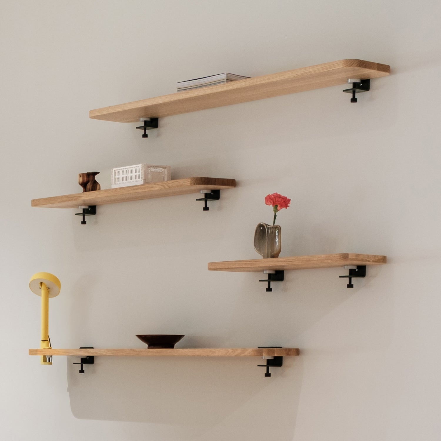Tiptoe BRACKET Wall Shelf Set lifestyle photograph