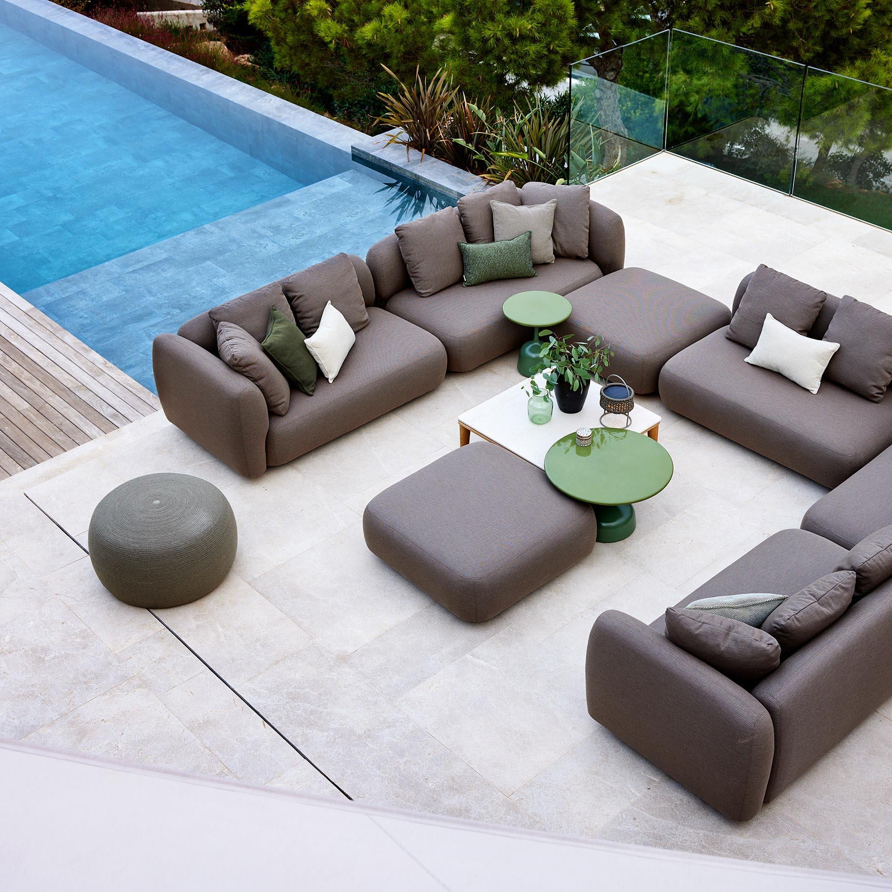 Circle Footstool Large