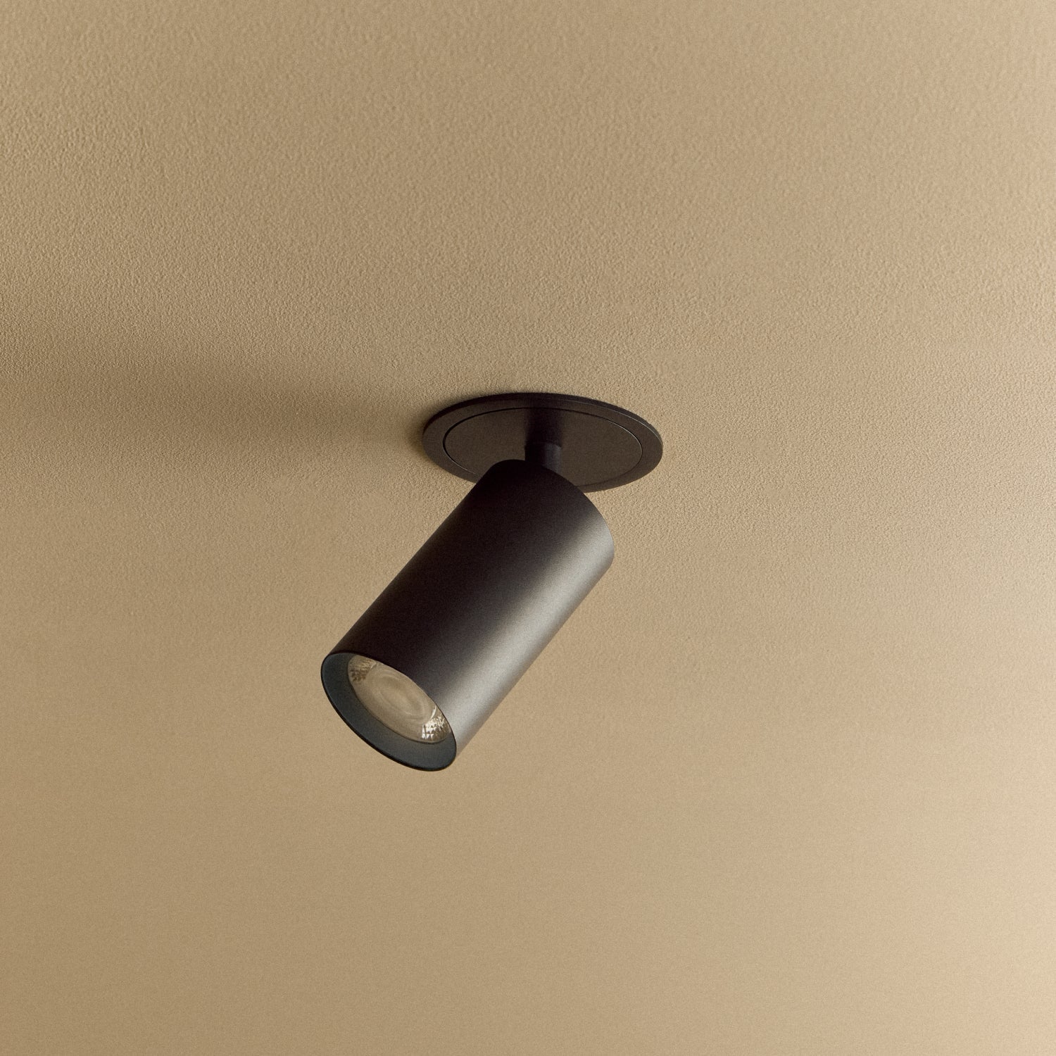 Core Recessed Spotlight in Black, unlit