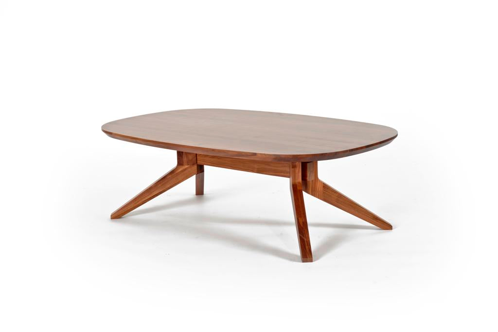 Cross Oval Coffee Table