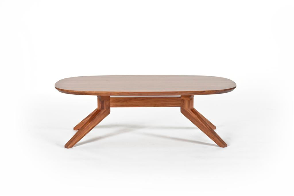 Cross Oval Coffee Table