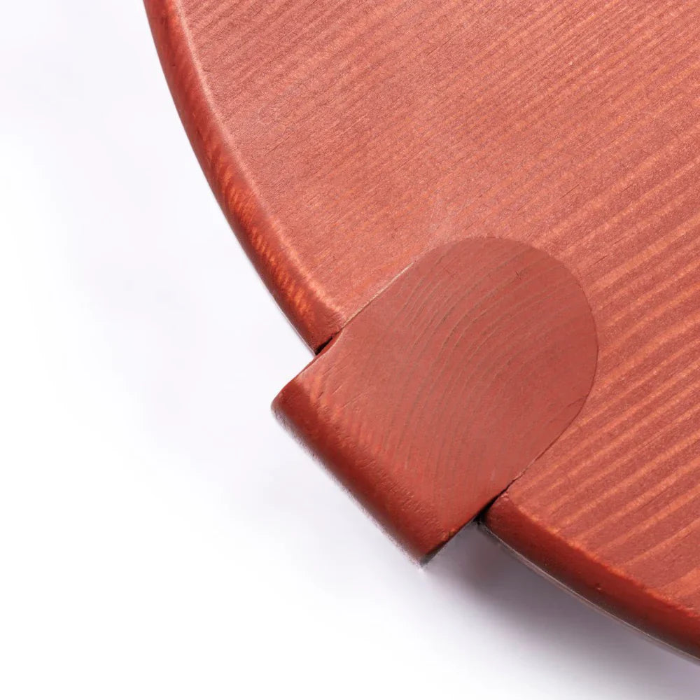 FDB Møbler Ragnesminde Sidetable in solid pine (carmine red), designed by Katrine Sander