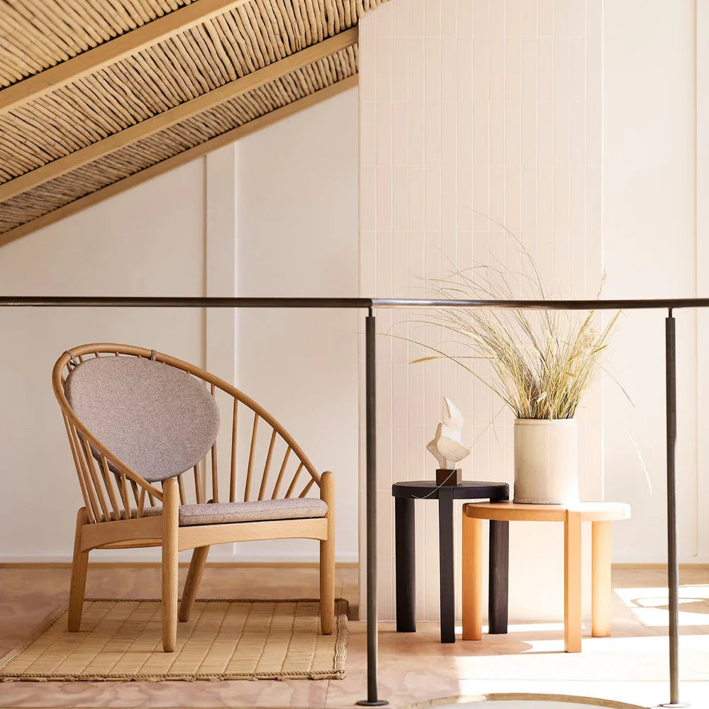FDB Møbler Ragnesminde Sidetable in solid pine (midnight blue), designed by Katrine Sander