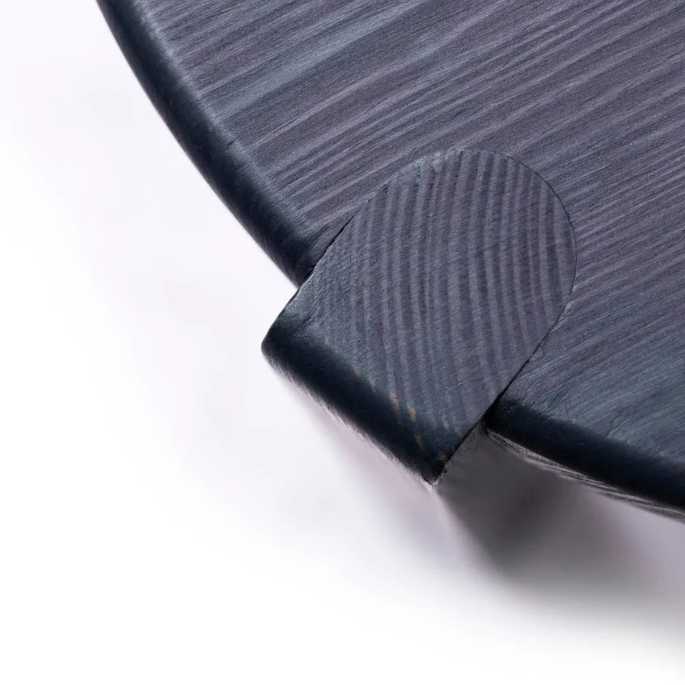 FDB Møbler Ragnesminde Coffee table in solid pine (midnight blue), designed by Katrine Sander