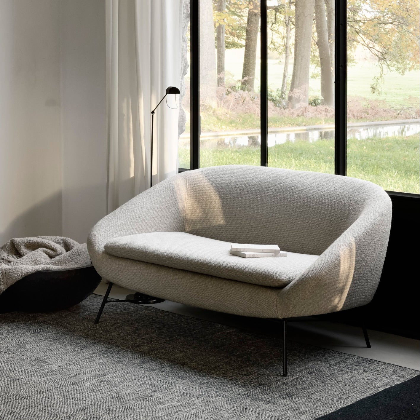 Ethnicraft Barrow Sofa with FSC-certified solid wood frame, Belgian design