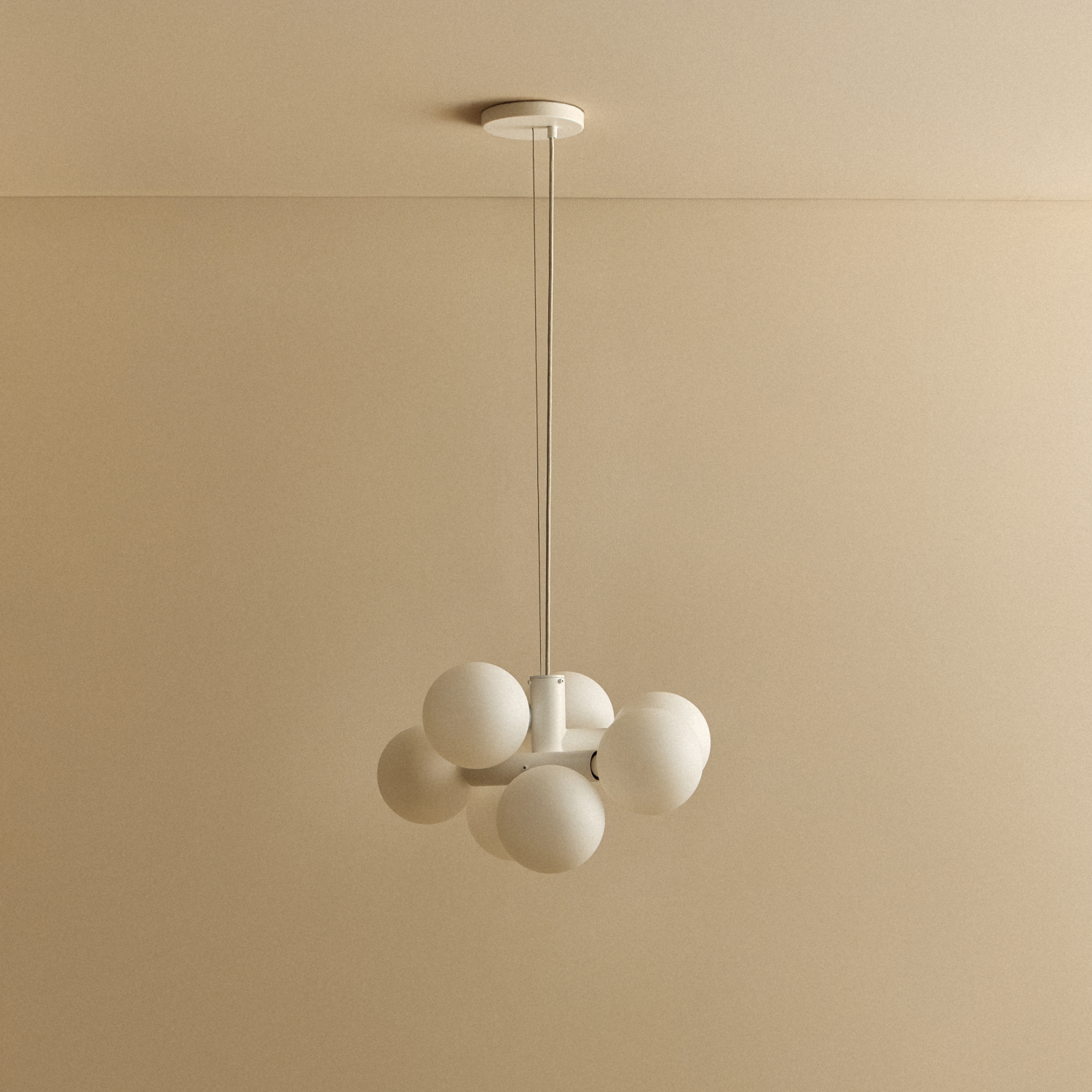 Full view of the Echo Chandelier by David Weeks for Tala
