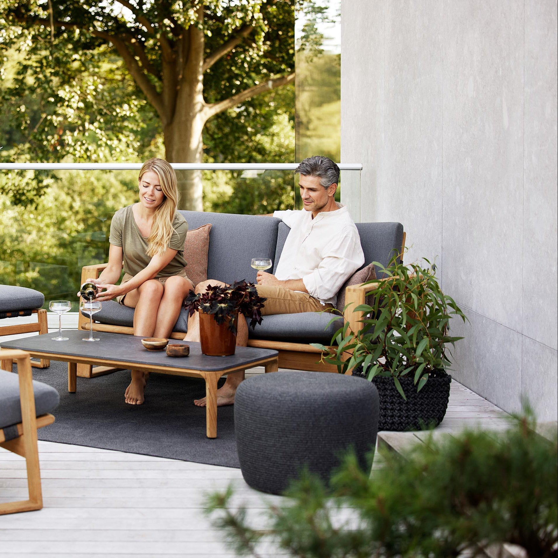 Circle Footstool Small