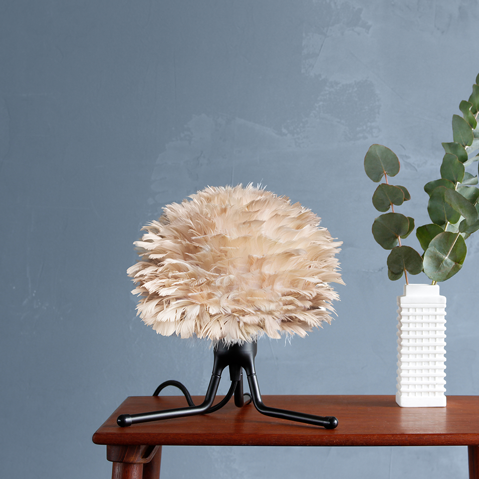 UMAGE Eos Table Lamp with Adjustable Stand, Micro Lampshade