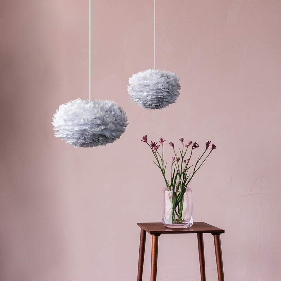 UMAGE Eos Hardwired Pendant, Light Grey