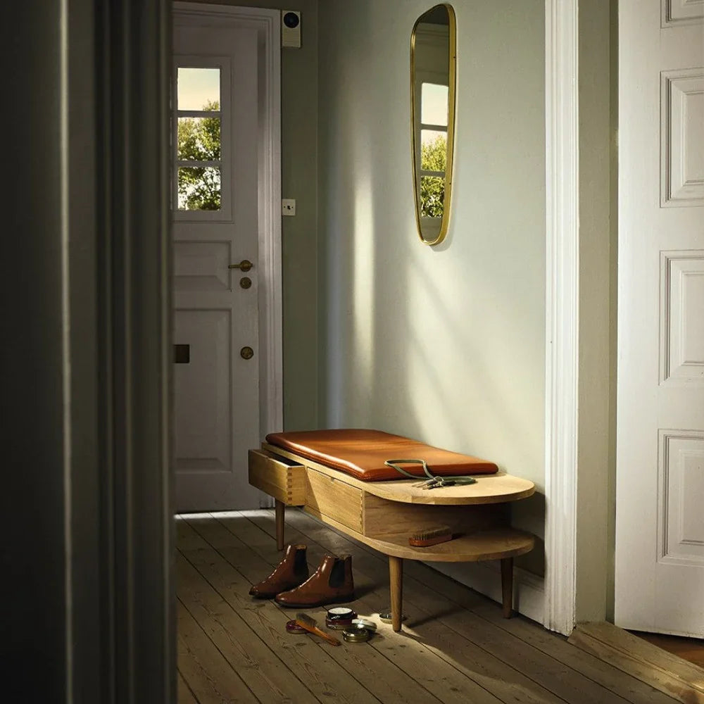 FDB Møbler Bench in solid oak