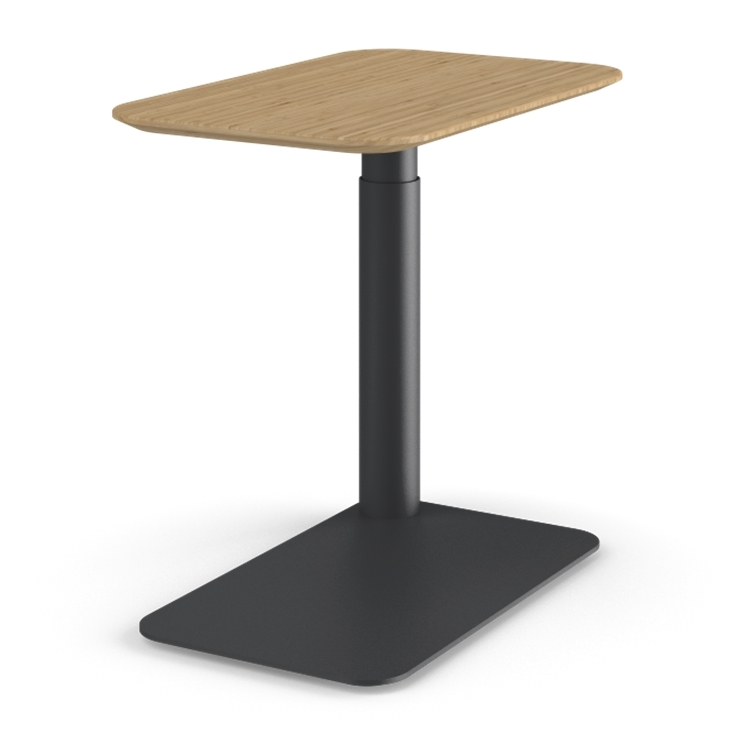 Humanscale Float Micro height-adjustable desk in Blue, B Corp climate-positive office design
