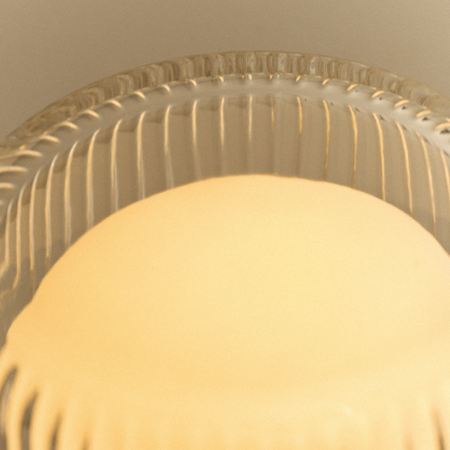 Firth Wall Light in White, close-up detail 3
