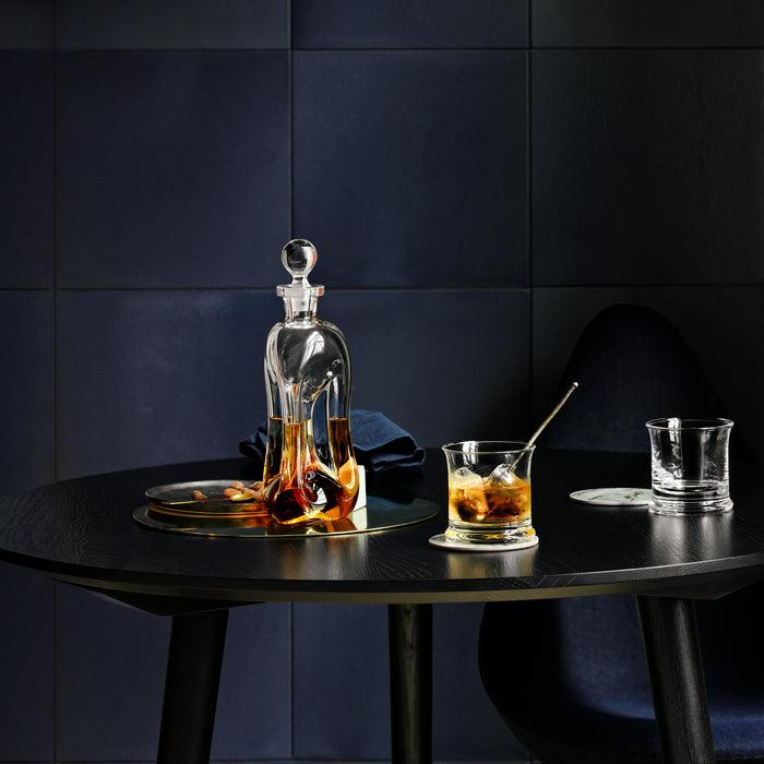 Holmegaard Klukflaske 3-Pillar Spirits Bottle Clear 10.2in
