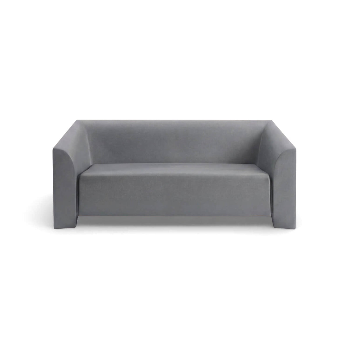 Heller MB2 sofa by Mario Bellini in Silver