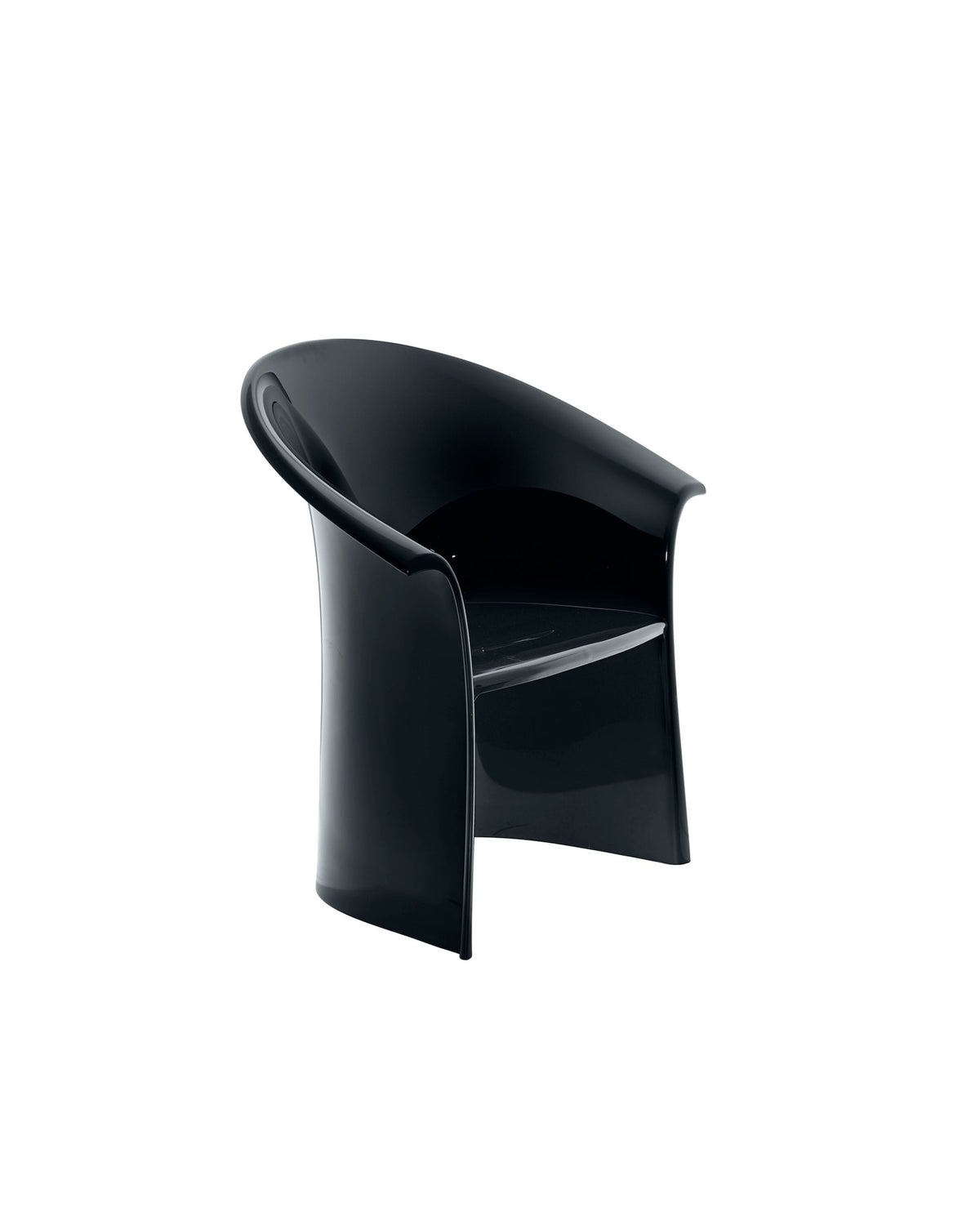 Heller Vignelli Chair (Limited Edition) in Black, three-quarter view