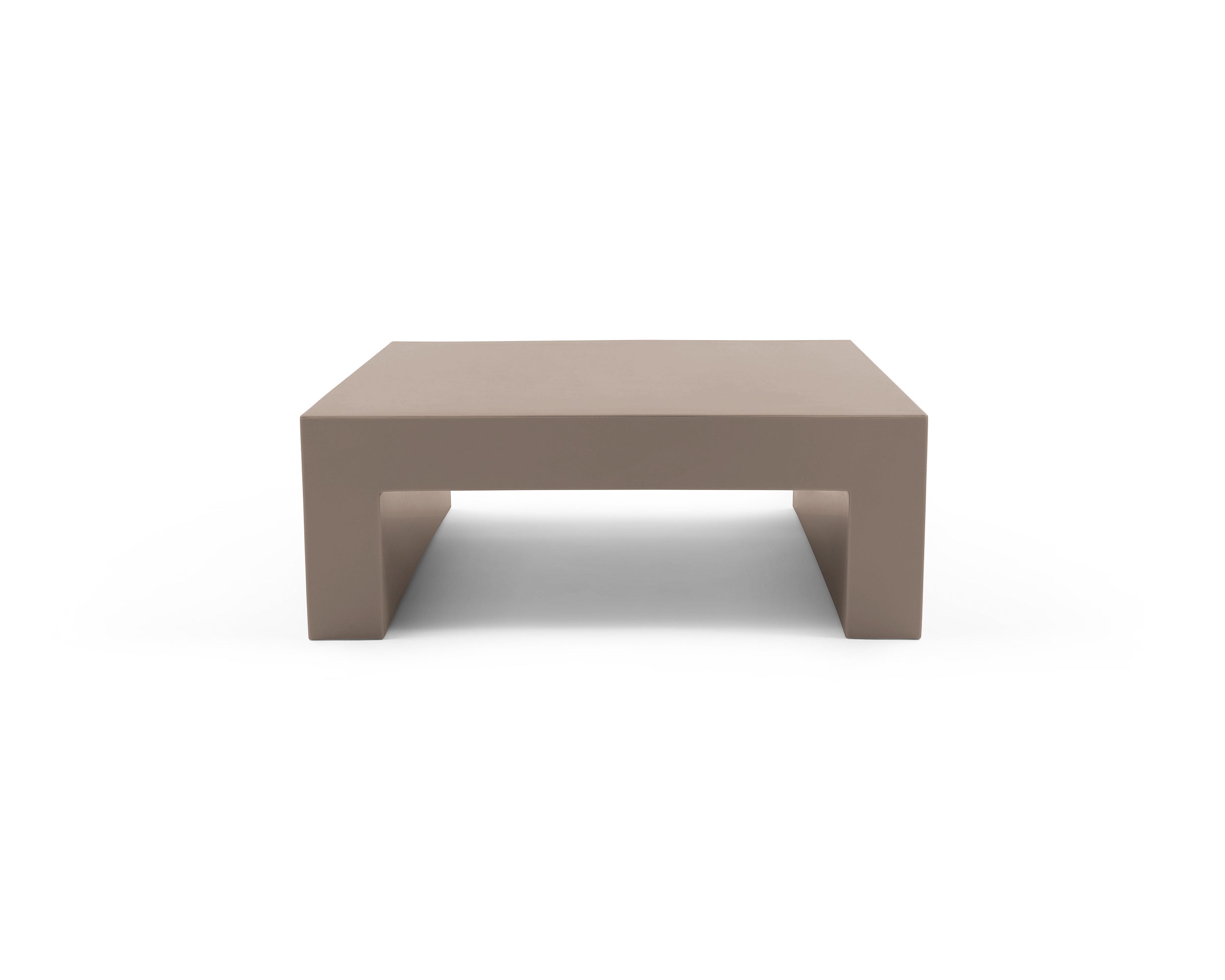 Heller Vignelli Table, recyclable polyethylene, designed by Massimo Vignelli