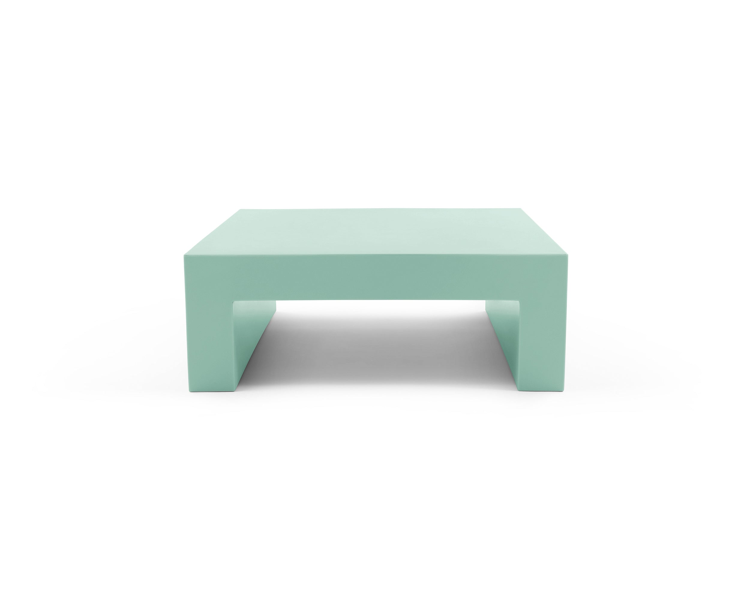 Heller Vignelli Table, recyclable polyethylene, designed by Massimo Vignelli