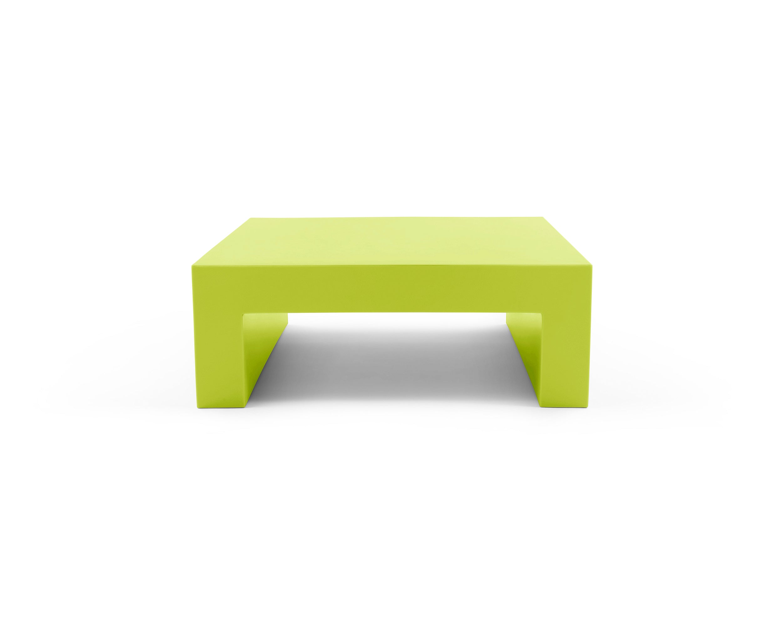 Heller Vignelli Table, recyclable polyethylene, designed by Massimo Vignelli