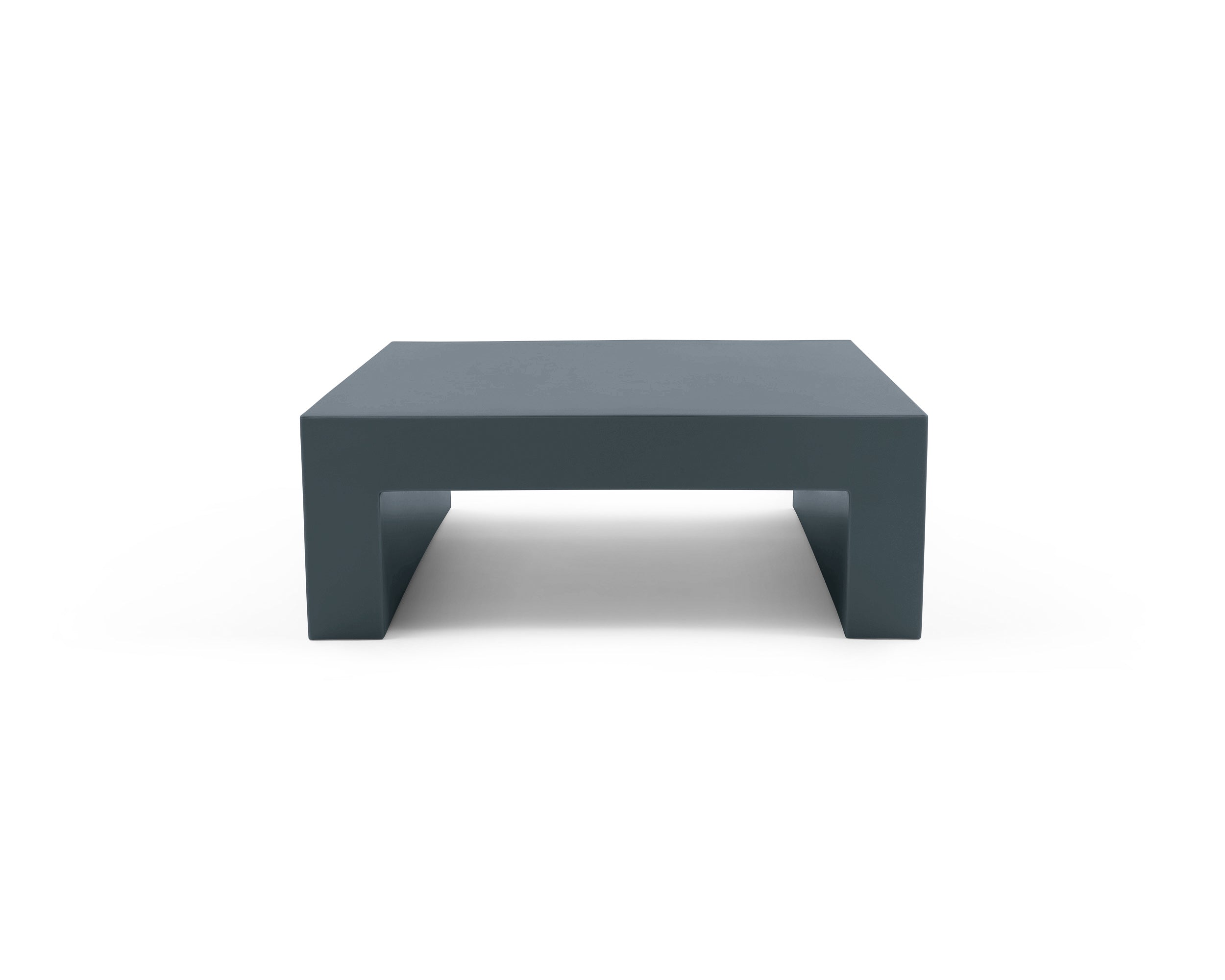Heller Vignelli Table, recyclable polyethylene, designed by Massimo Vignelli